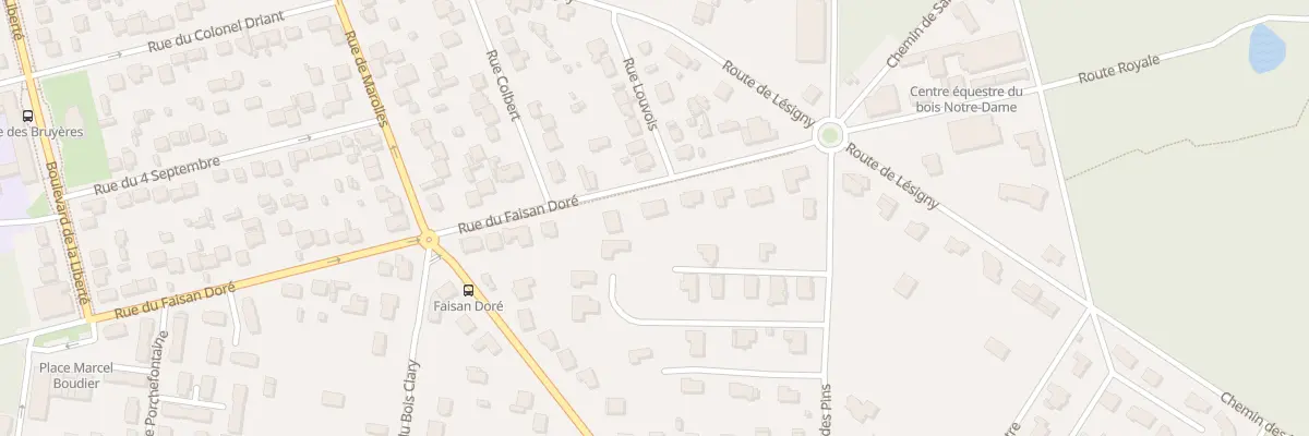 Plan du 38 Rue Faisan Dore à Sucy-en-Brie