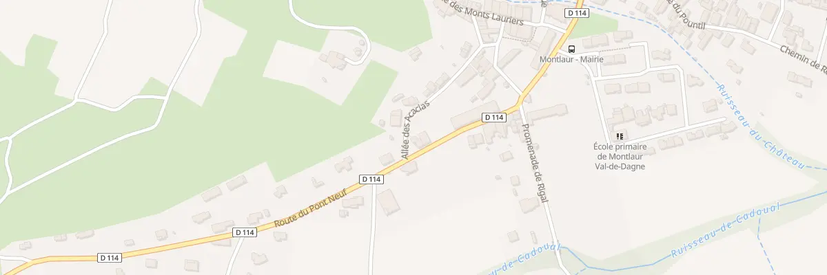 Plan du 4 Rte du Pont Neuf à Val-de-Dagne
