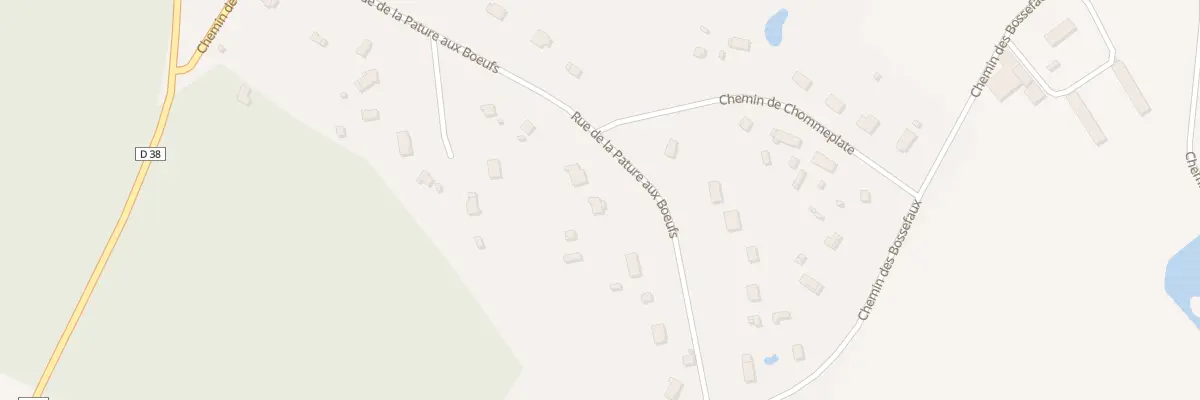 Plan du 16 Rue de la Pâture aux Boeufs à Chailly-en-Gâtinais