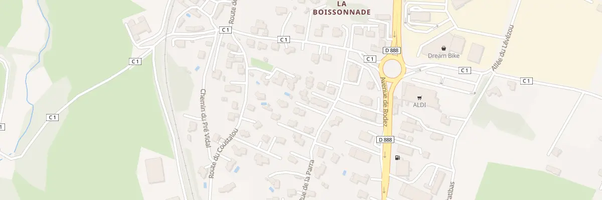Plan du 12 Rue la Parra à Luc-la-Primaube