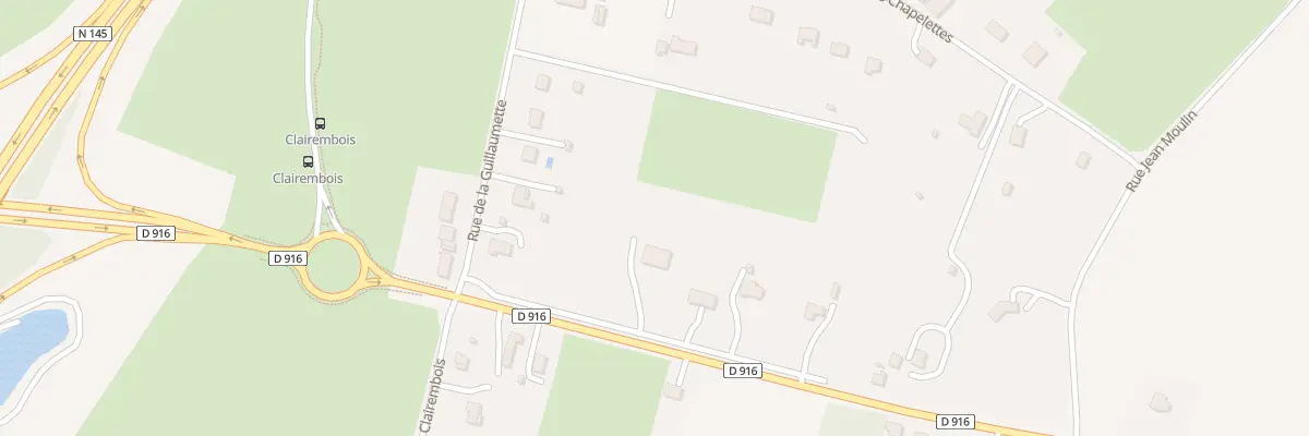 Plan du 5 Rte de Villars à Domérat
