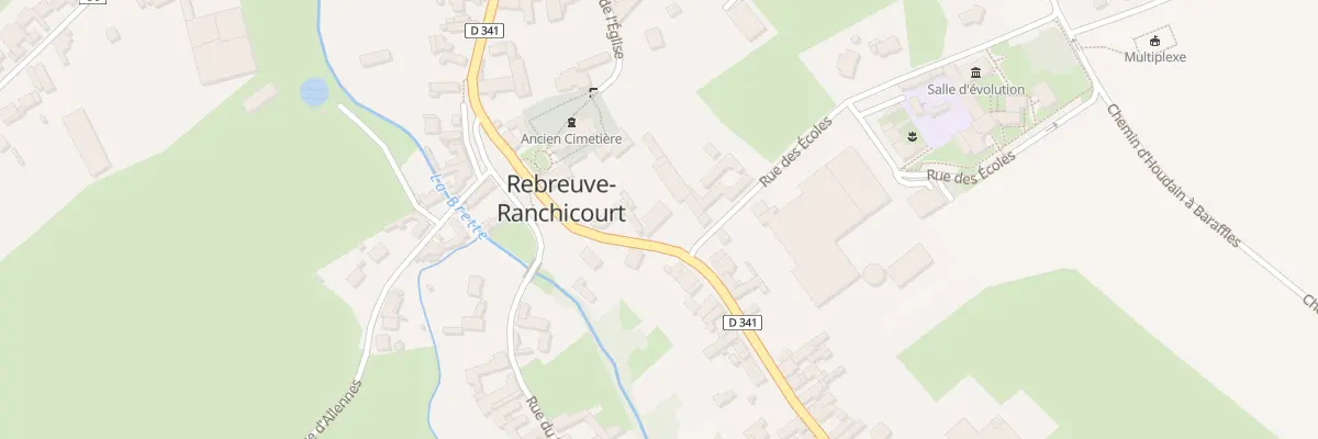 Plan du 1 Rue des Ecoles à Rebreuve-Ranchicourt