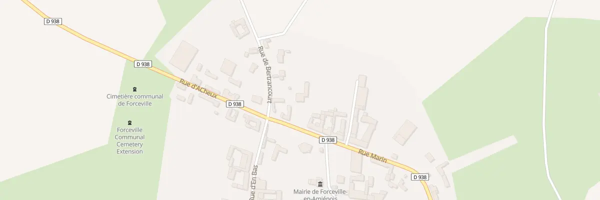 Plan du 24 Rue Marin à Forceville