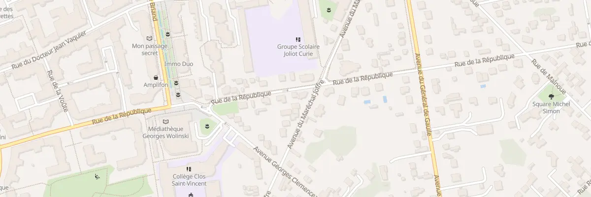 Plan du 54 Rue de la République à Noisy-le-Grand