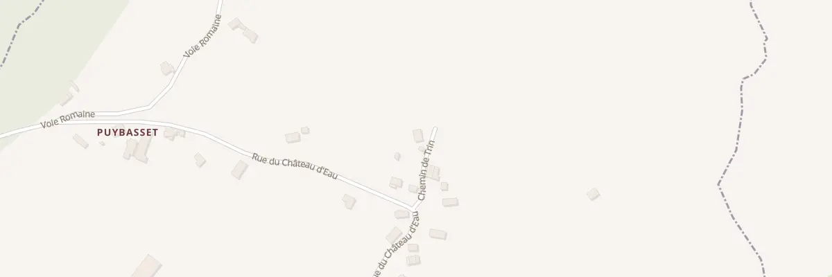 Plan du 3 Che de Trin à Carlat