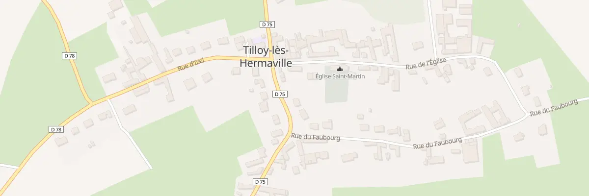 Plan du 2 Rue d’Avesnes le Comte à Tilloy-lès-Hermaville