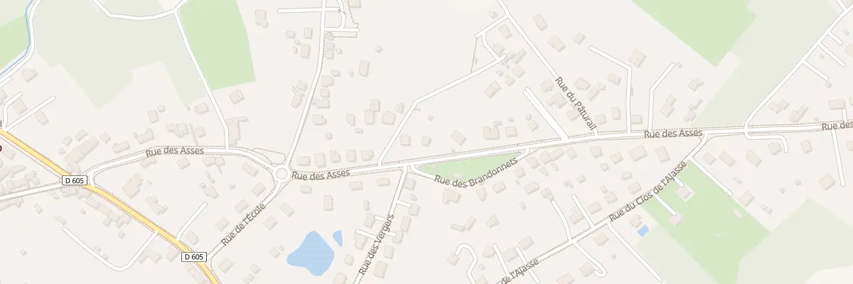 Plan du 33B Rue des Asses à Domérat