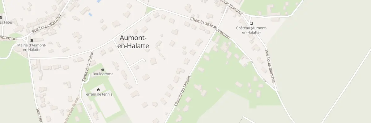Plan du 6B Che du Moulin à Aumont-en-Halatte