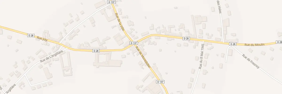Plan du 1 Rue de Montdidier à Mézières-en-Santerre