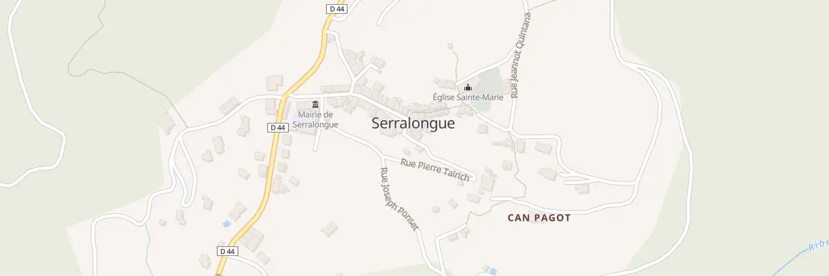 Plan du 5 Che Pierre Talrich à Serralongue