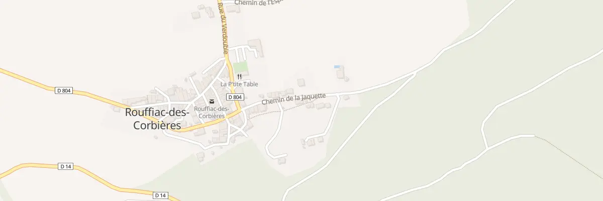 Plan du 12 Che de la Jaquete à Rouffiac-des-Corbières