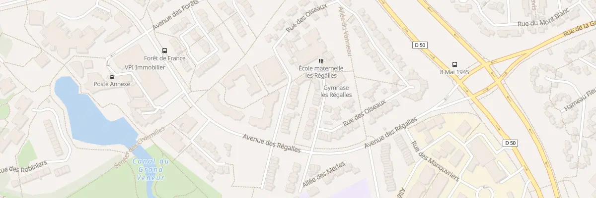 Plan du 59 Rue des Oiseaux à Savigny-le-Temple