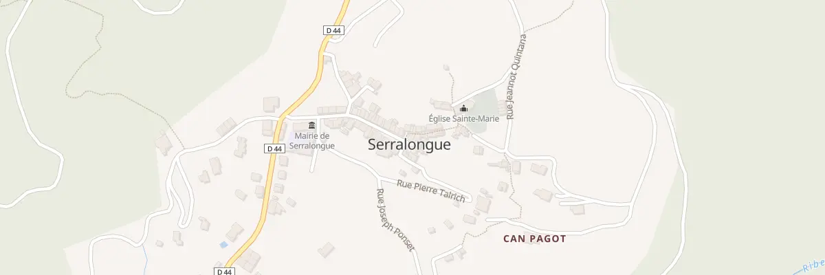 Plan du 31 Rue Abdon Poggi à Serralongue