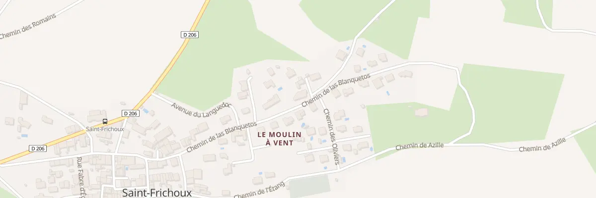 Plan du 5110 Au Moulin à Vent à Saint-Frichoux