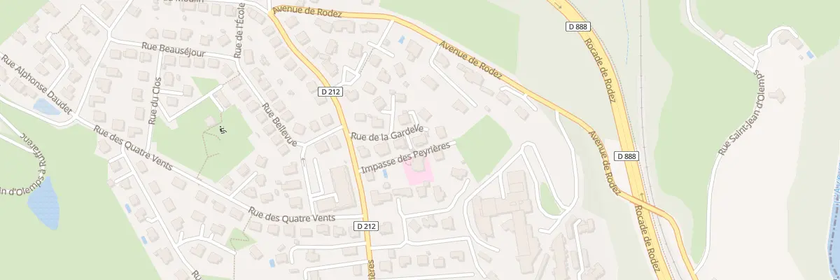 Plan du 8 Rue de la Gardelle à Olemps
