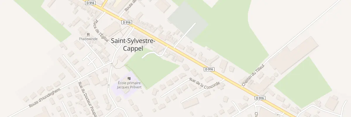 Plan du 52 Rte Nationale à Saint-Sylvestre-Cappel