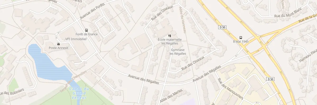 Plan du 55 Rue des Oiseaux à Savigny-le-Temple