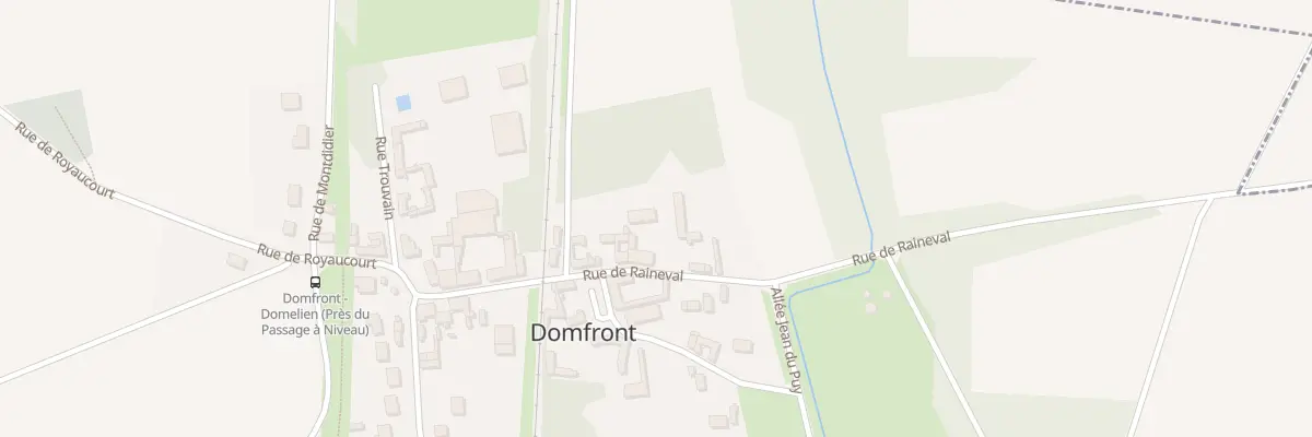 Plan du 15 Rue Raineval à Domfront