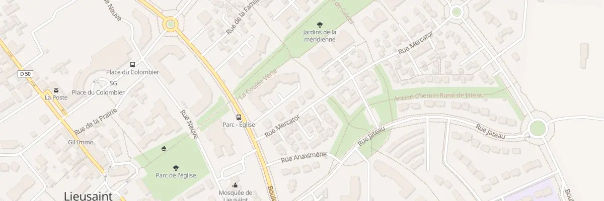 Plan du 9 Rue Mercator à Lieusaint