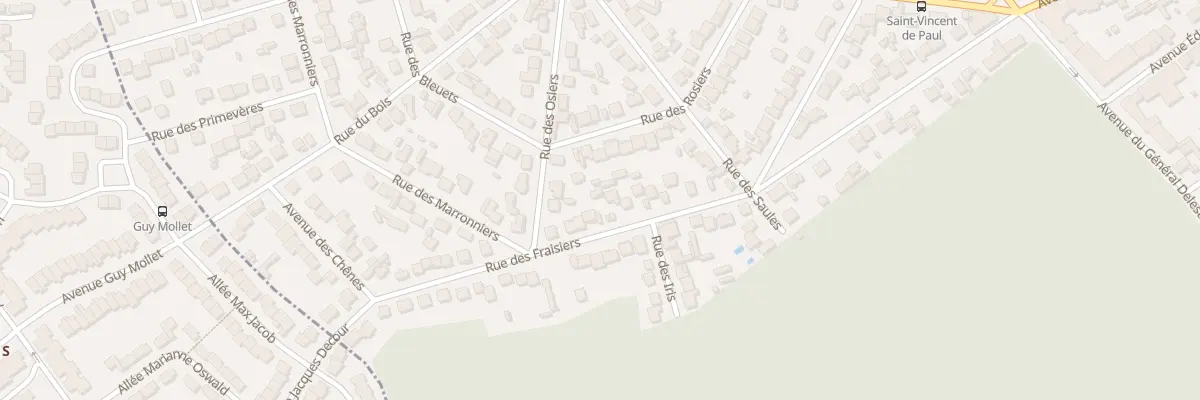 Plan du 44 Rue des Fraisiers à Villepinte