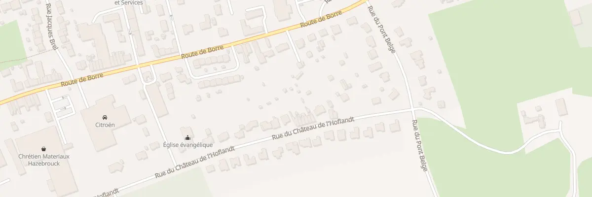 Plan du 115 Rue du Château de l’Hoflandt à Hazebrouck