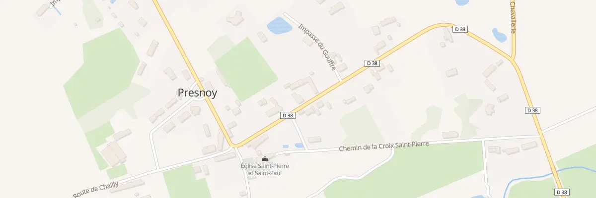 Plan du 11 Rte de Lorris à Presnoy