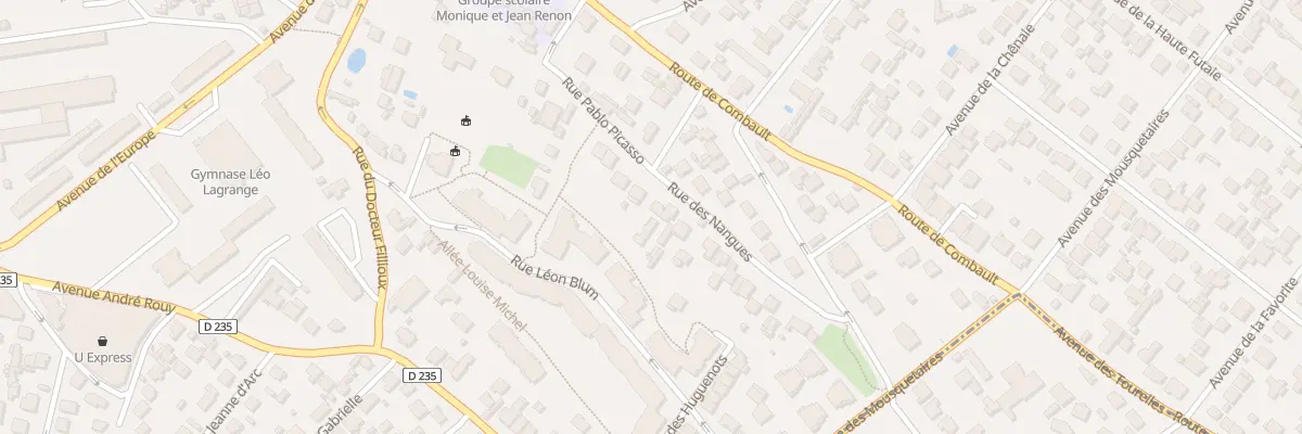 Plan du 14 Rue des Nangues à Villiers-sur-Marne