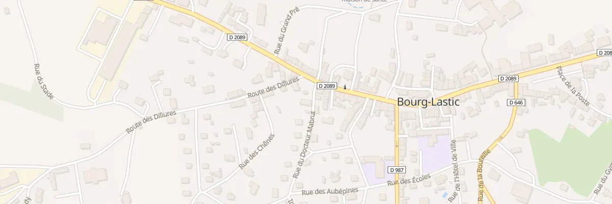 Plan du 2 Rue du Docteur Mabrut à Bourg-Lastic
