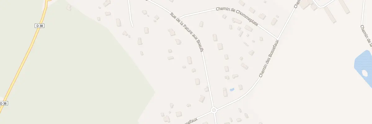 Plan du 20 Rue de la Pâture aux Boeufs à Chailly-en-Gâtinais