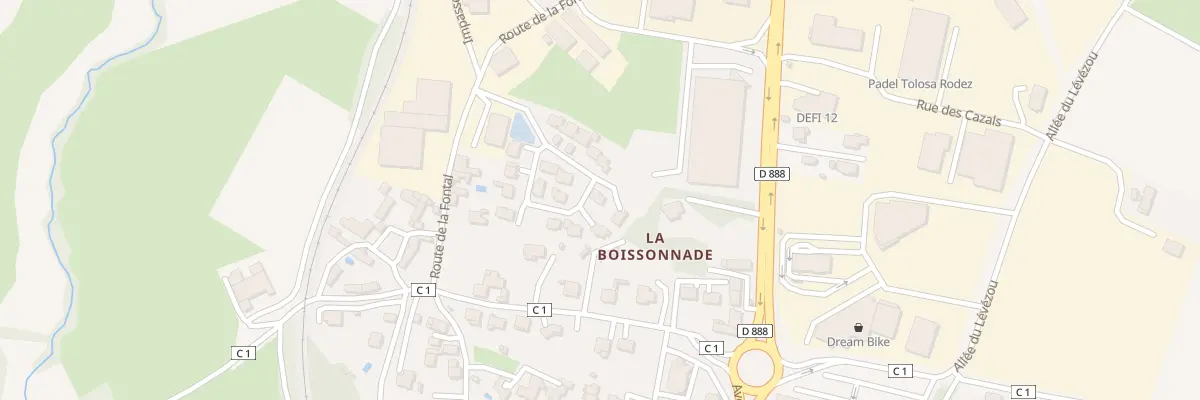 Plan du 18 Rue des Landes à Luc-la-Primaube