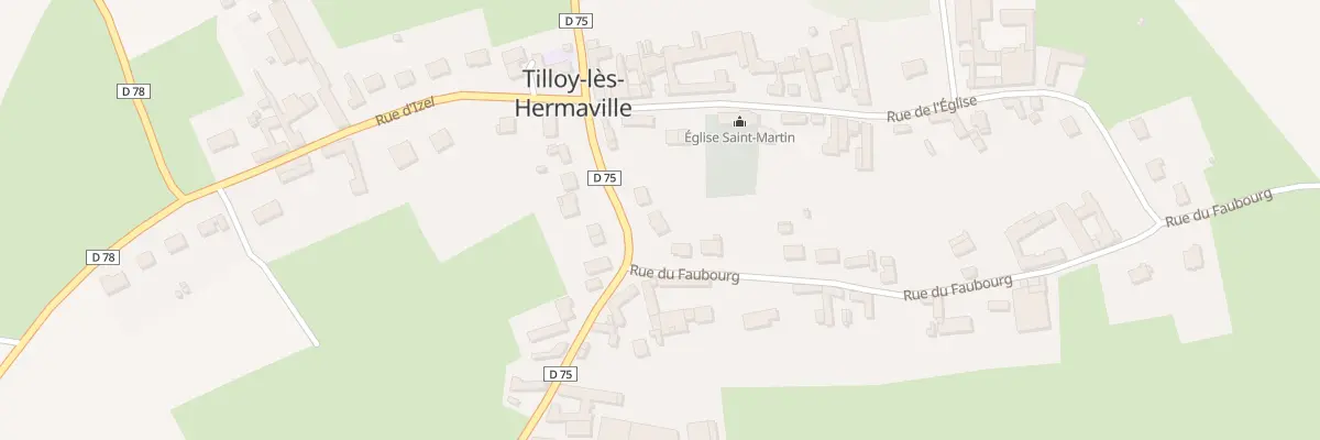 Plan du 4 Rue d’Avesnes le Comte à Tilloy-lès-Hermaville