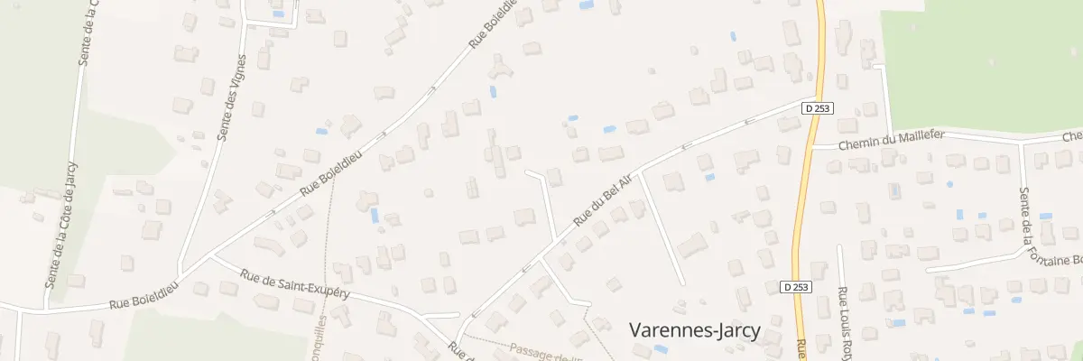 Plan du 81 Rue du Bel Air à Varennes-Jarcy