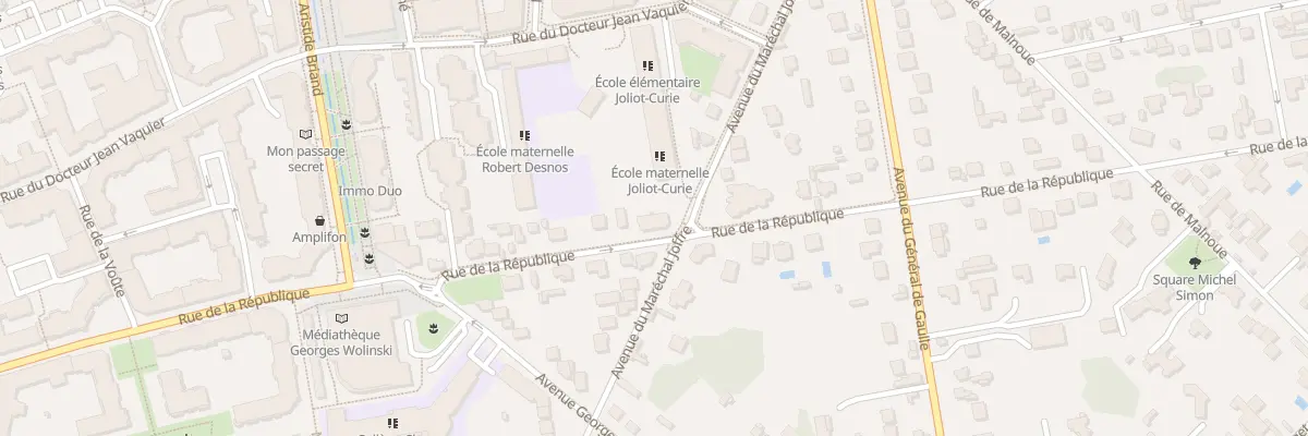 Plan du 43 Rue de la République à Noisy-le-Grand