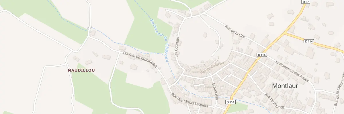 Plan du 2 Le Village Montlaur à Val-de-Dagne