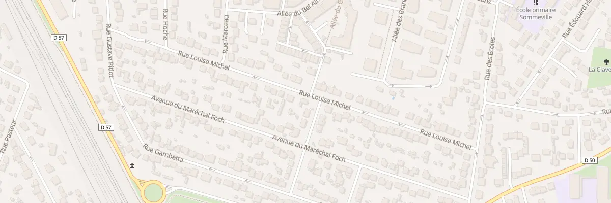 Plan du 54 Rue Louise Michel à Combs-la-Ville
