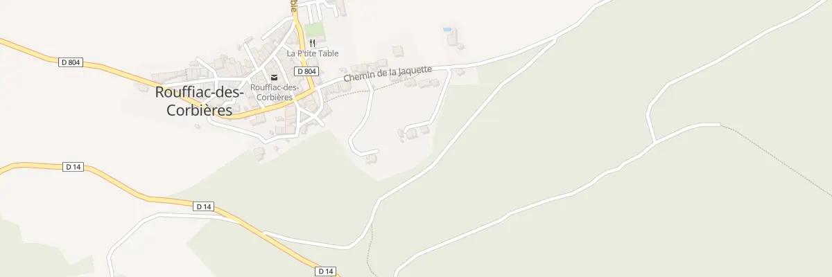 Plan du 14 Che de la Jaquete à Rouffiac-des-Corbières
