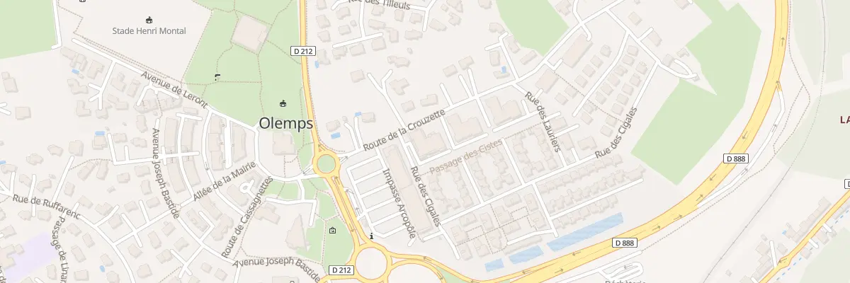 Plan du 7 Rte de la Crouzette à Olemps