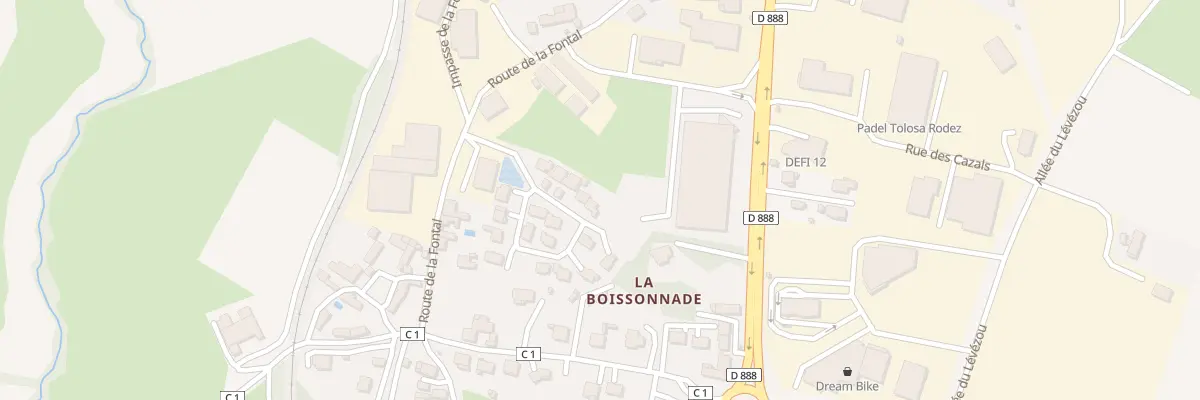 Plan du 22 Rue des Landes à Luc-la-Primaube