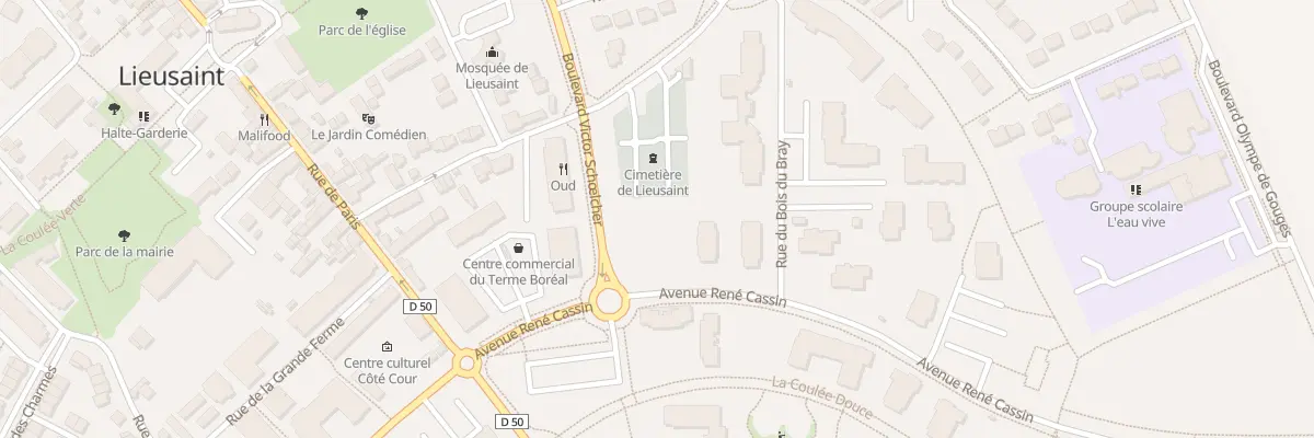 Plan du 47 Av René Cassin à Lieusaint