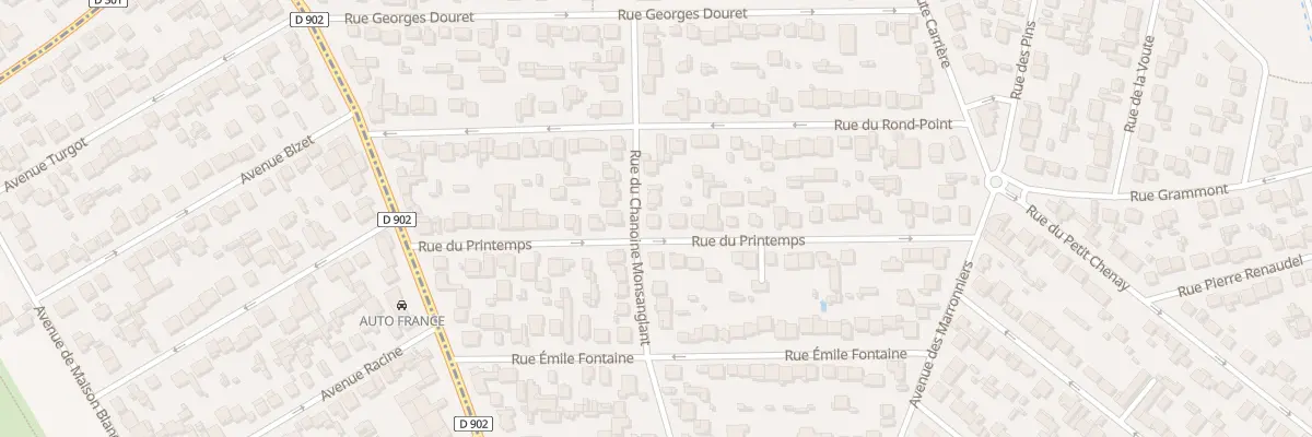 Plan du 36 Rue du Printemps à Gagny