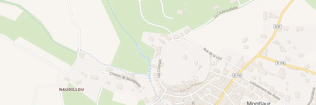 Plan du 13 Les Courtals à Val-de-Dagne