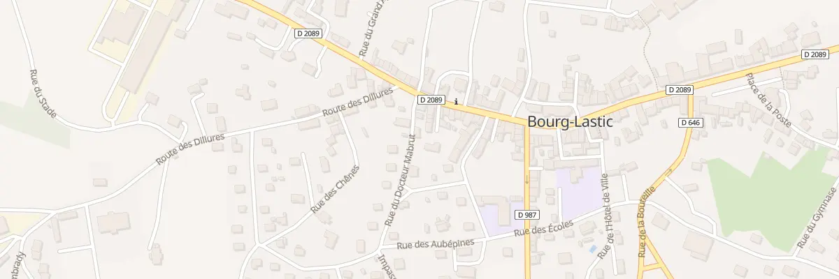 Plan du 1 Rue du Docteur Mabrut à Bourg-Lastic