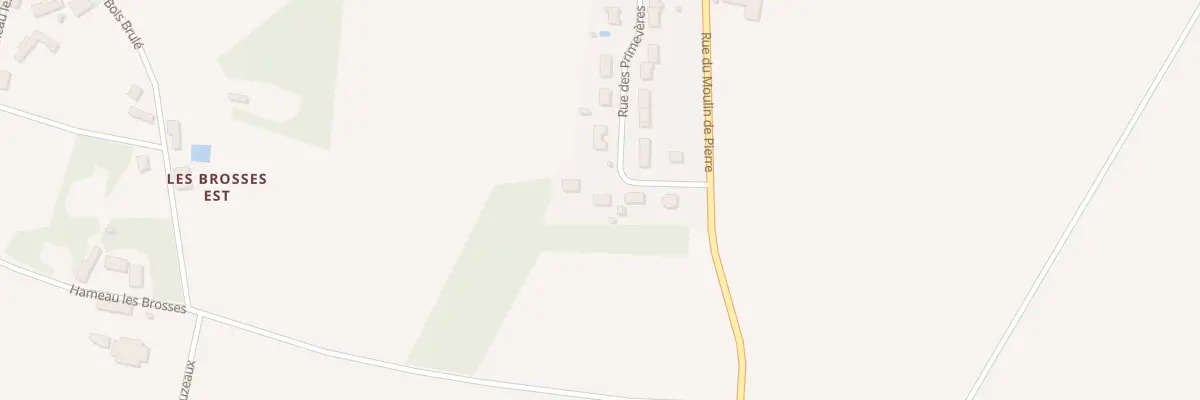 Plan du 21 Rue des Primeveres à Villemoutiers