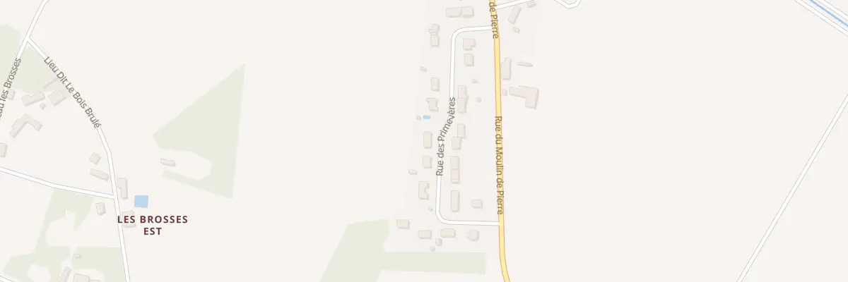 Plan du 13 Rue des Primeveres à Villemoutiers