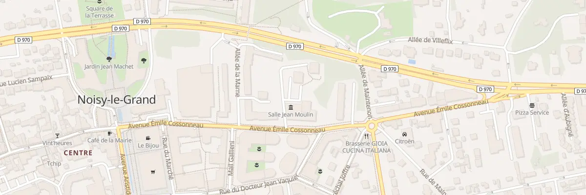 Plan du 13 Av Emile Cossonneau à Noisy-le-Grand