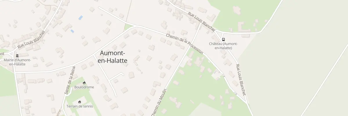 Plan du 4 Che du Moulin à Aumont-en-Halatte