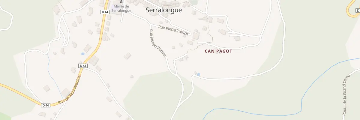 Plan du 41 Le Village à Serralongue