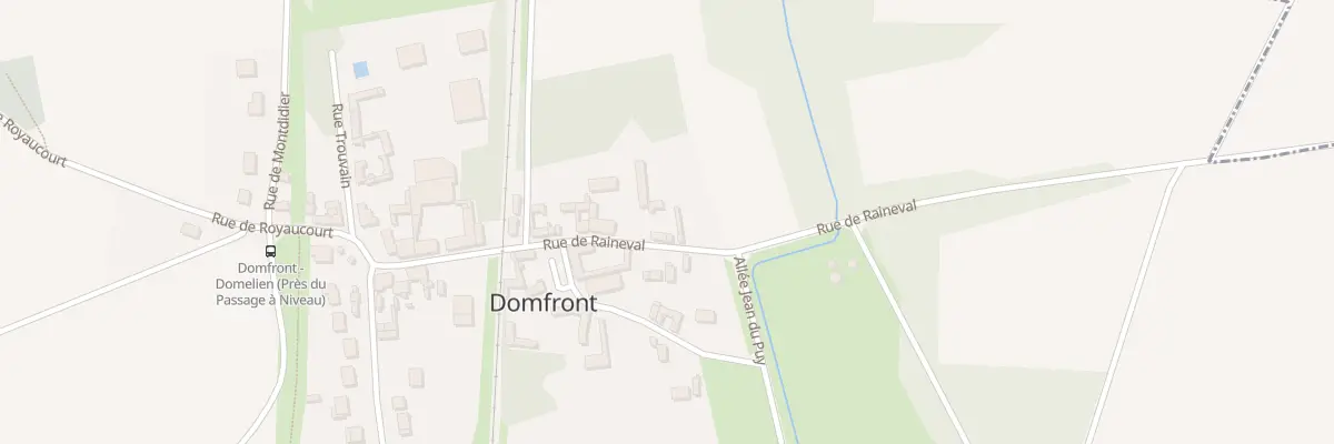 Plan du 17 Rue Raineval à Domfront