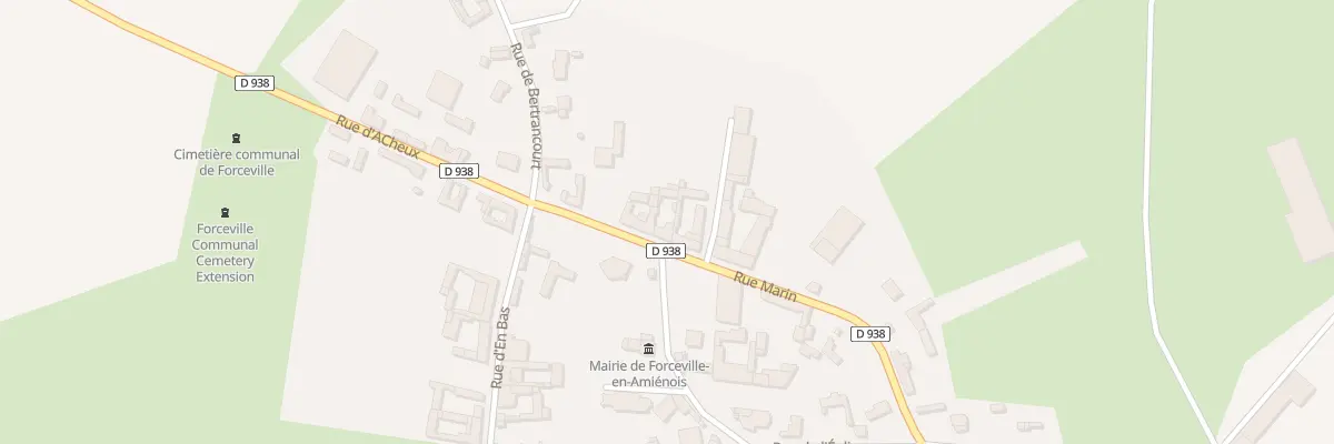 Plan du 18 Rue Marin à Forceville