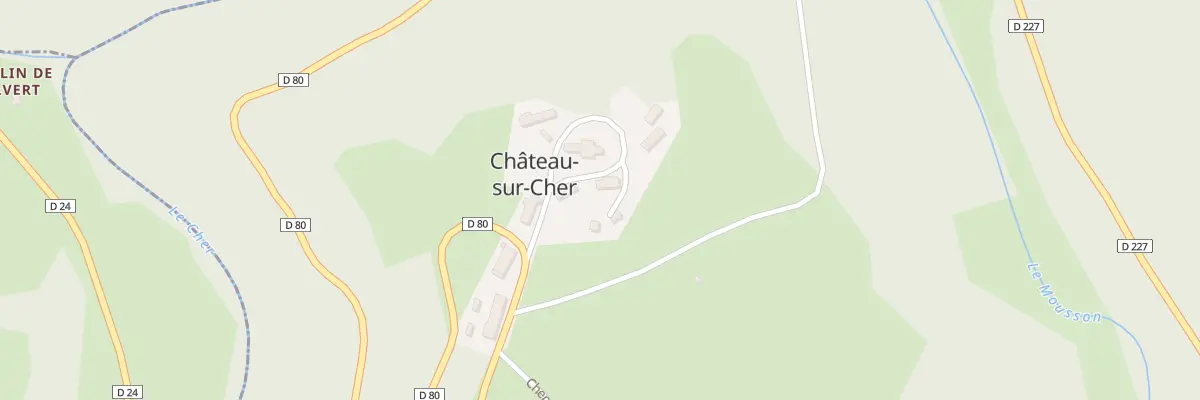 Plan du 5037 Le Bourg à Château-sur-Cher